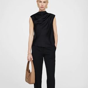 Anine Bing Teegan Silk Top
